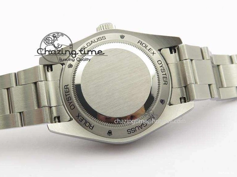 1225 HighPerformance Milgauss 116400 GV JF 1:1 Green Sapphire Blue Dial On SS Bracelet SA 3959